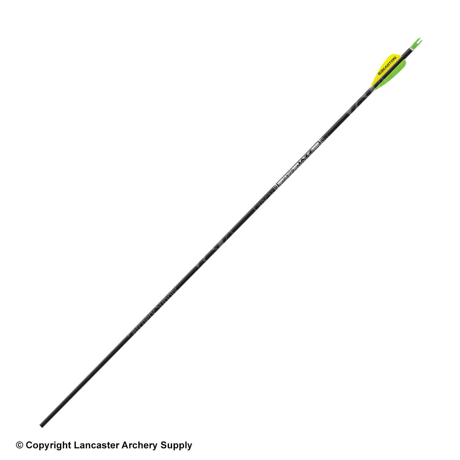Easton Jazz Aluminum Arrow Shaft (Black - Fletched) 4 Easton Jazz Aluminum Arrow Shaft (Black - Fletched) - Image 2