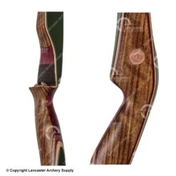 Bear Kodiak Traditional Recurve Bow (Shedua/Purple Heart/Green Glass) -Shooting Gear Store 1360310 riser