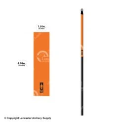 Bohning Solid Color Wrap 4" (Small 17/64) -Shooting Gear Store 1480296 orange