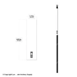 Bohning Solid Color Wrap 4" (Small 17/64) -Shooting Gear Store 1480296 white