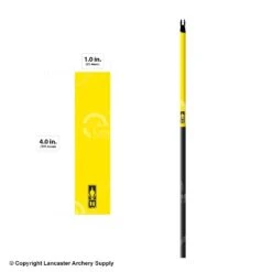 Bohning Solid Color Wrap 4" (Small 17/64) -Shooting Gear Store 1480296 yellow