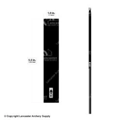 Bohning Solid Color Arrow Wraps 5.5" (Small 17/64) 22 Bohning Solid Color Arrow Wraps 5.5" (Small 17/64) -Shooting Gear Store 1480297 black