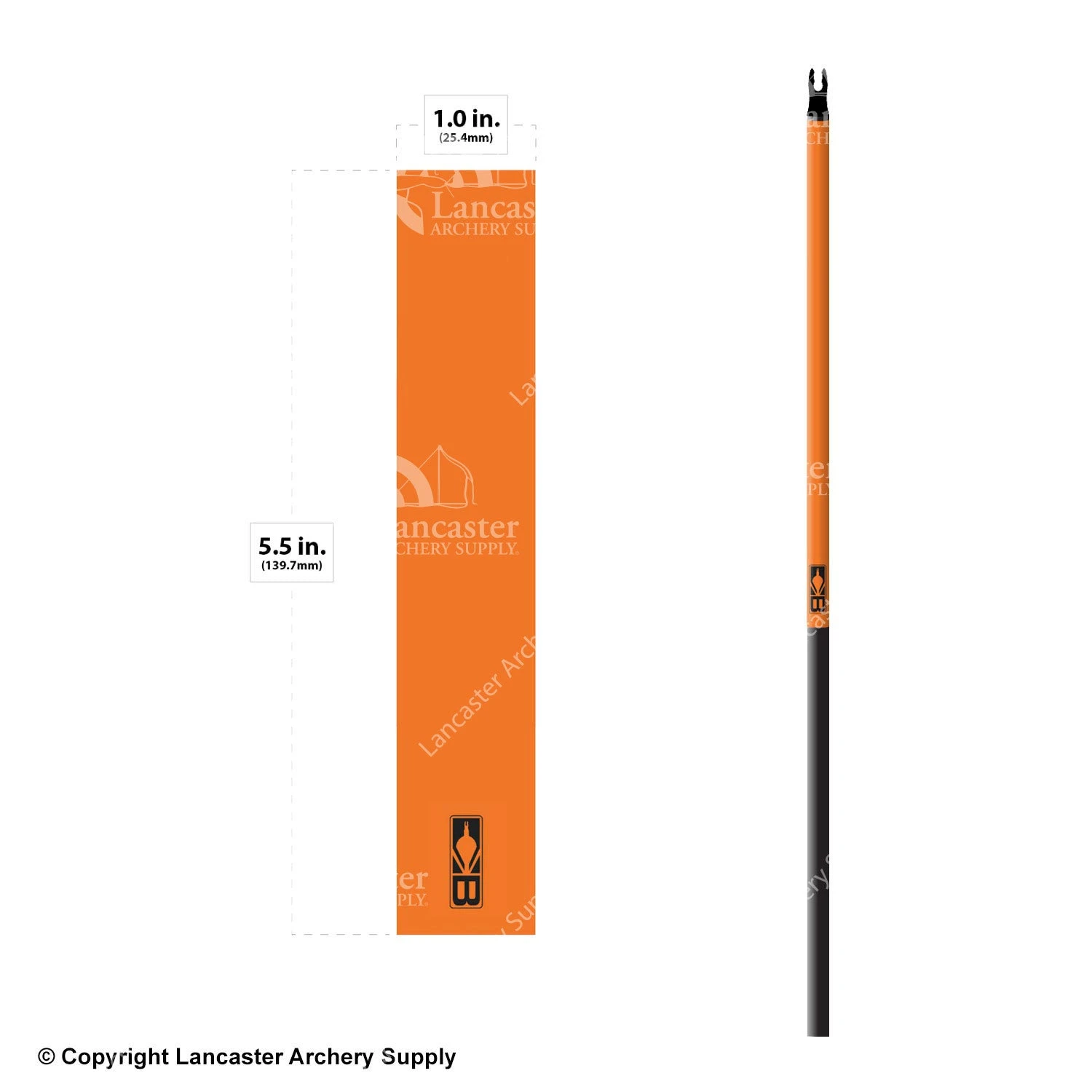 Bohning Solid Color Arrow Wraps 5.5" (Small 17/64) 6 Bohning Solid Color Arrow Wraps 5.5" (Small 17/64) - Image 4