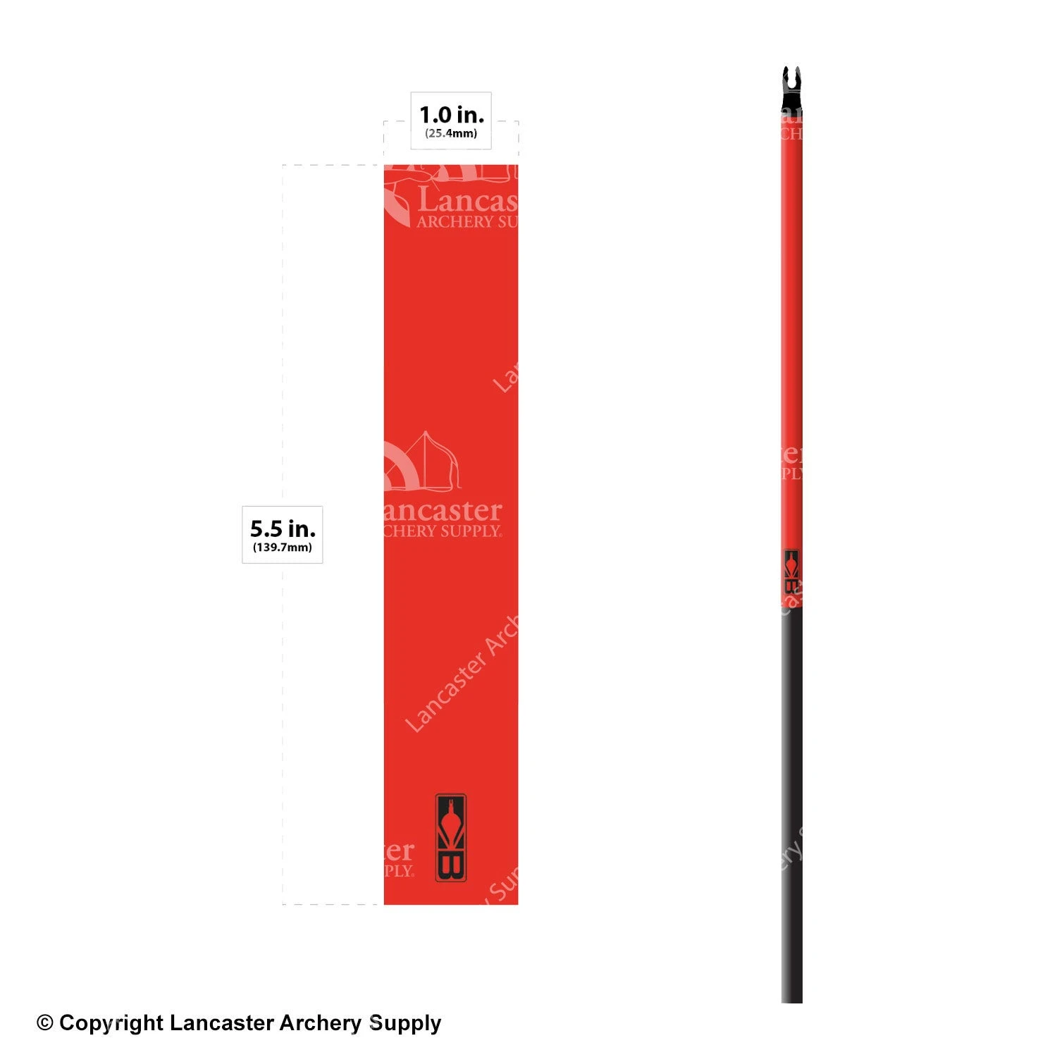 Bohning Solid Color Arrow Wraps 5.5" (Small 17/64) 7 Bohning Solid Color Arrow Wraps 5.5" (Small 17/64) - Image 5