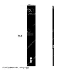 Bohning Solid Color Arrow Wraps 7" (Small 17/64) -Shooting Gear Store 1480298 black