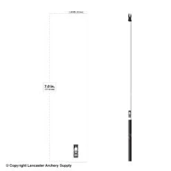 Bohning Solid Color Arrow Wraps 7" (Small 17/64) -Shooting Gear Store 1480298 white