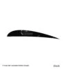 Ozark 3" Parabolic Solid Color Feather -Shooting Gear Store 1610007 black