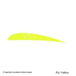 Ozark 3" Parabolic Solid Color Feather -Shooting Gear Store 1610007 floyellow