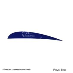 Ozark 3" Parabolic Solid Color Feather -Shooting Gear Store 1610007 royal