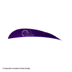 Ozark 3" Parabolic Solid Color Feather -Shooting Gear Store 1610007 purple