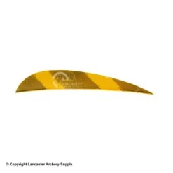 Ozark 4" Parabolic Barred Color Feather -Shooting Gear Store 1610027 yellow