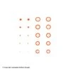 Gunstar Chubby Target Set 2 Gunstar Chubby Target Set -Shooting Gear Store 2010014 orange