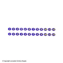 Gunstar Tail Numbers -Shooting Gear Store 2010017 blue yel