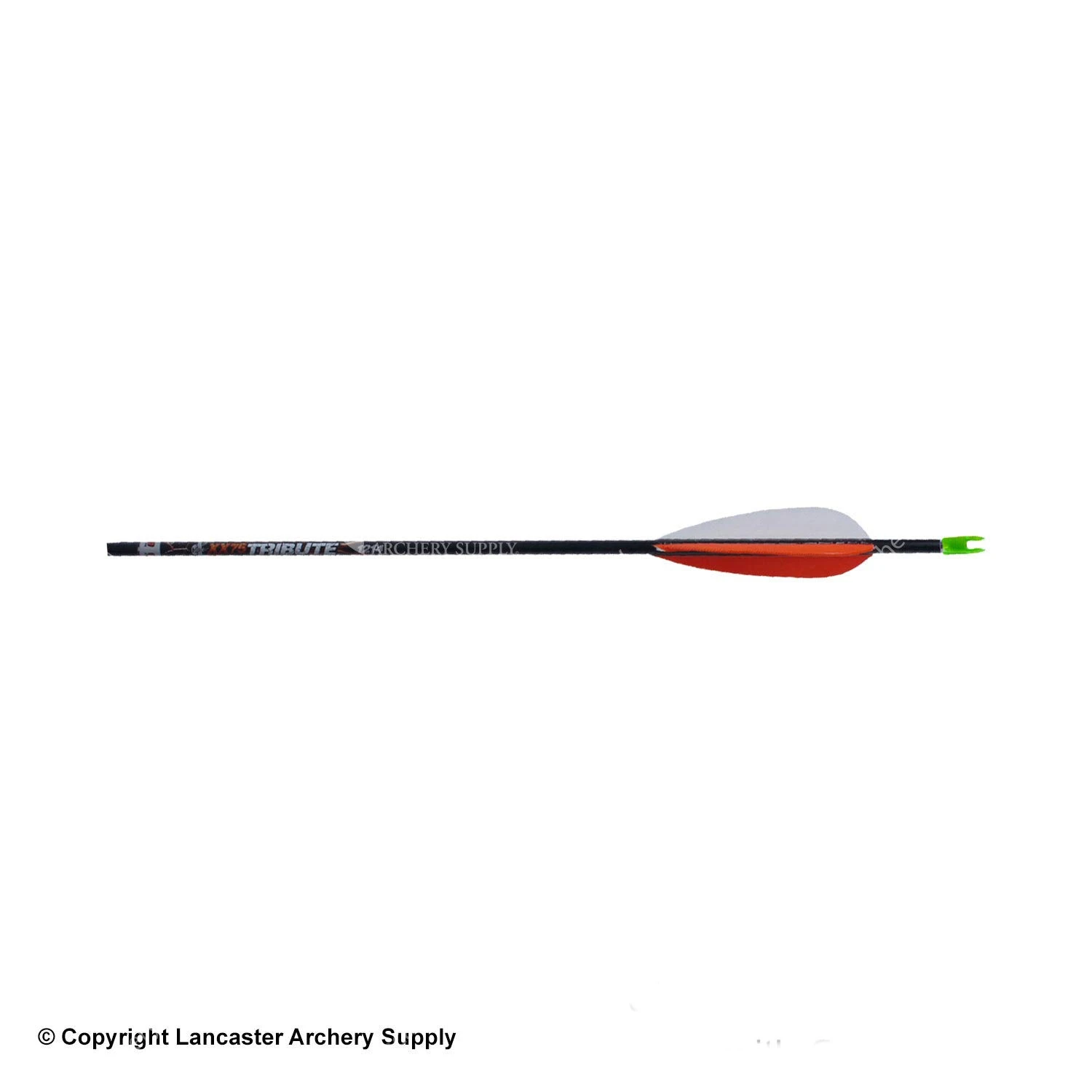 Easton Tribute Fletched Arrow W/ 3" Feathers 3 Easton Tribute Fletched Arrow W/ 3" Feathers