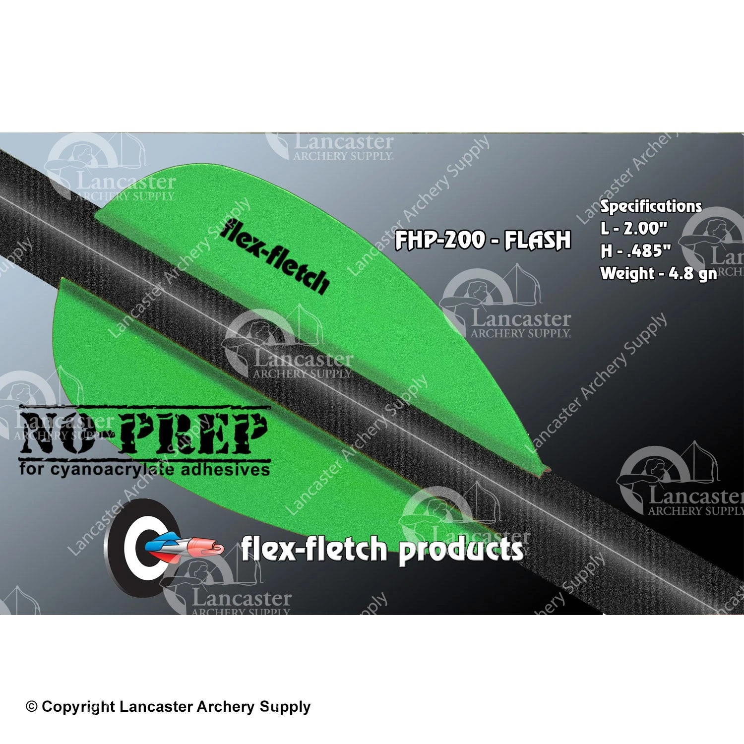 Flex-Fletch FHP-200 Flash No-Prep Vanes 5 Flex-Fletch FHP-200 Flash No-Prep Vanes - Image 3