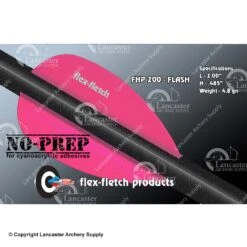Flex-Fletch FHP-200 Flash No-Prep Vanes 9 Flex-Fletch FHP-200 Flash No-Prep Vanes -Shooting Gear Store 2210048 pearlpink