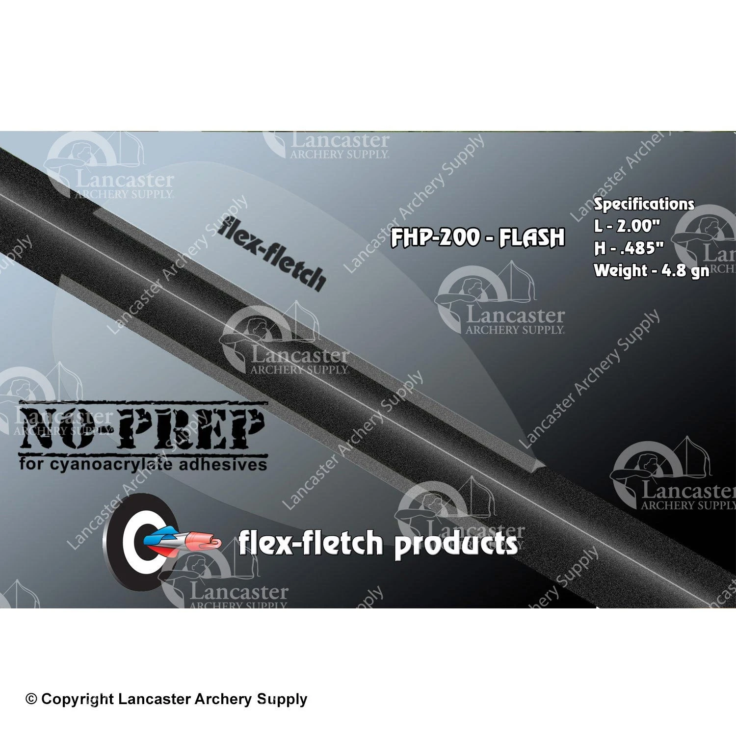 Flex-Fletch FHP-200 Flash No-Prep Vanes 4 Flex-Fletch FHP-200 Flash No-Prep Vanes - Image 2