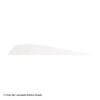 Gateway 4" Parabolic Feather 1 Gateway 4" Parabolic Feather -Shooting Gear Store 2270027 white