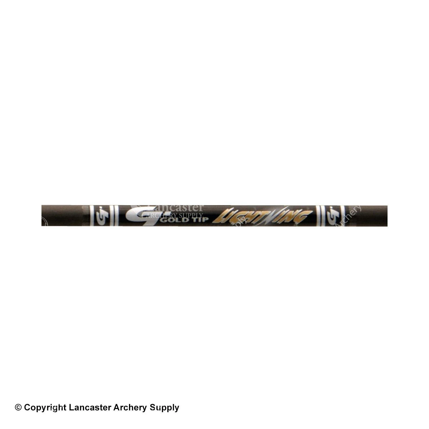 Gold Tip Lightning Arrow Shaft (Black) 3 Gold Tip Lightning Arrow Shaft (Black)