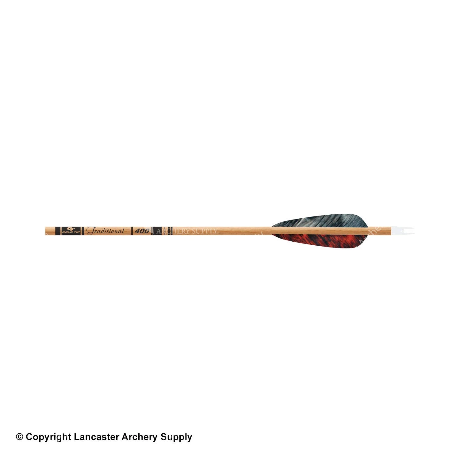 Gold Tip Traditional Fletched Arrows 3 Gold Tip Traditional Fletched Arrows