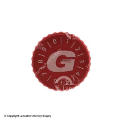 Black Gold Competition 1A Colored Sight Knob Kit -Shooting Gear Store 3200049 red