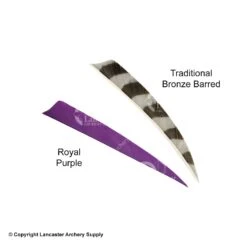 Trueflight 5" Shield Back Feathers (18 Count Combo Pack) 23 Trueflight 5" Shield Back Feathers (18 Count Combo Pack) -Shooting Gear Store 5200014 purple