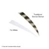 Trueflight 5" Shield Back Feathers (18 Count Combo Pack) 1 Trueflight 5" Shield Back Feathers (18 Count Combo Pack) -Shooting Gear Store 5200014 white
