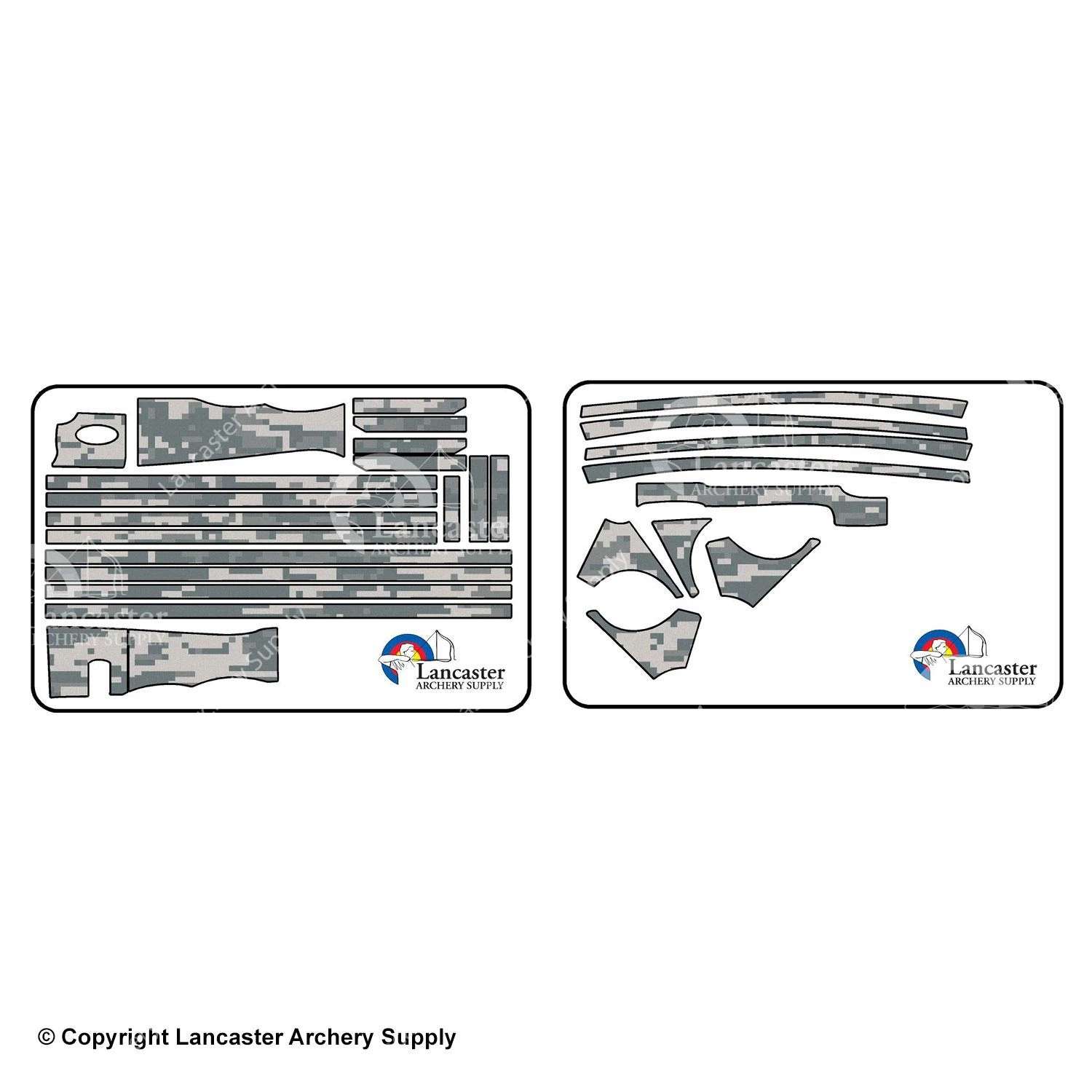 Genesis Bow Digital Camo Decal Kit 3 Genesis Bow Digital Camo Decal Kit