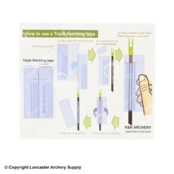 K&K Archery KSL Jet6 TriFletch Fletching Tape -Shooting Gear Store 7080009 1