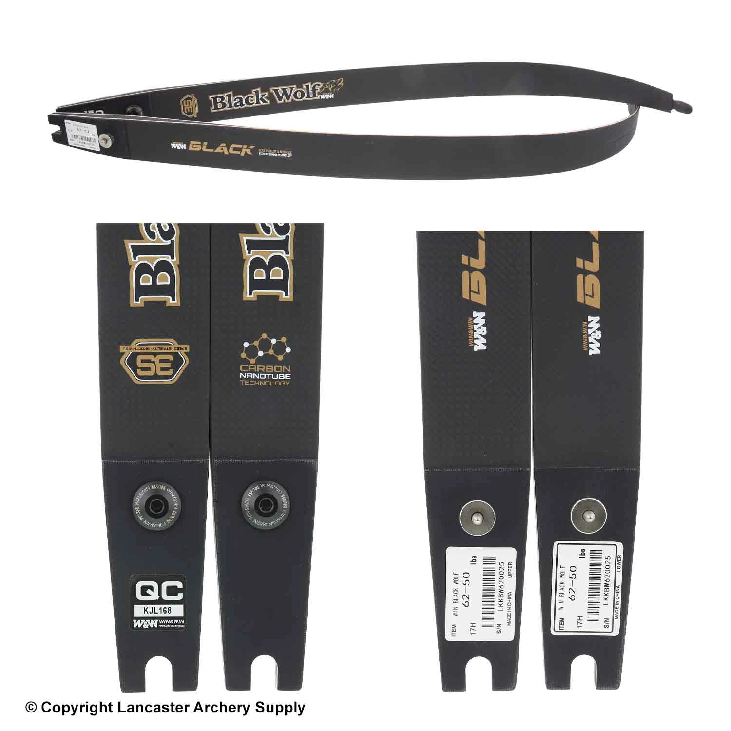 Win & Win Black Wolf Limbs 62" (X10301002) 4 Win & Win Black Wolf Limbs 62" (X10301002) - Image 2