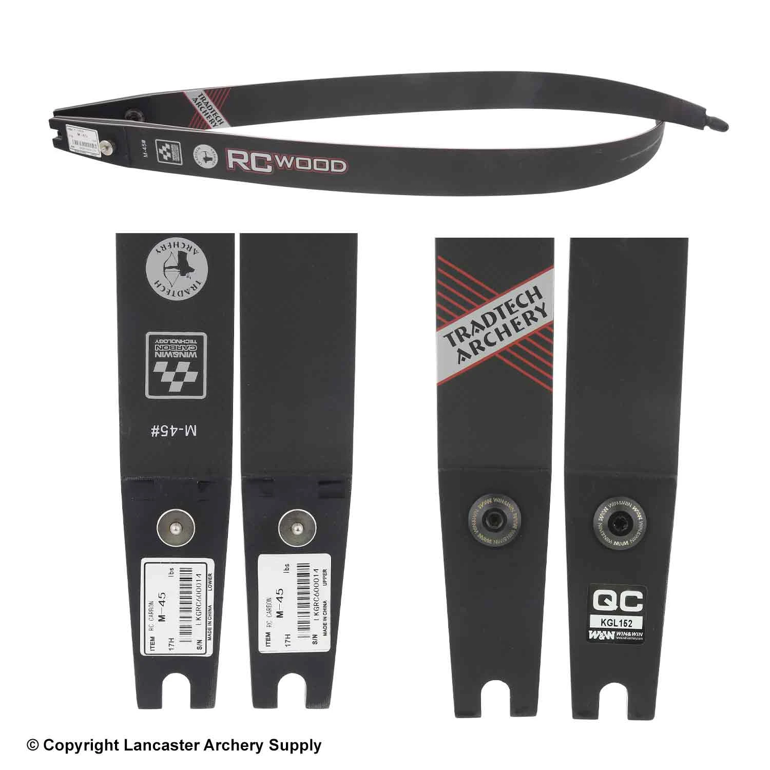 TradTech RC Carbon/Wood Recurve Limbs (Open Box X1031005) 4 TradTech RC Carbon/Wood Recurve Limbs (Open Box X1031005) - Image 2