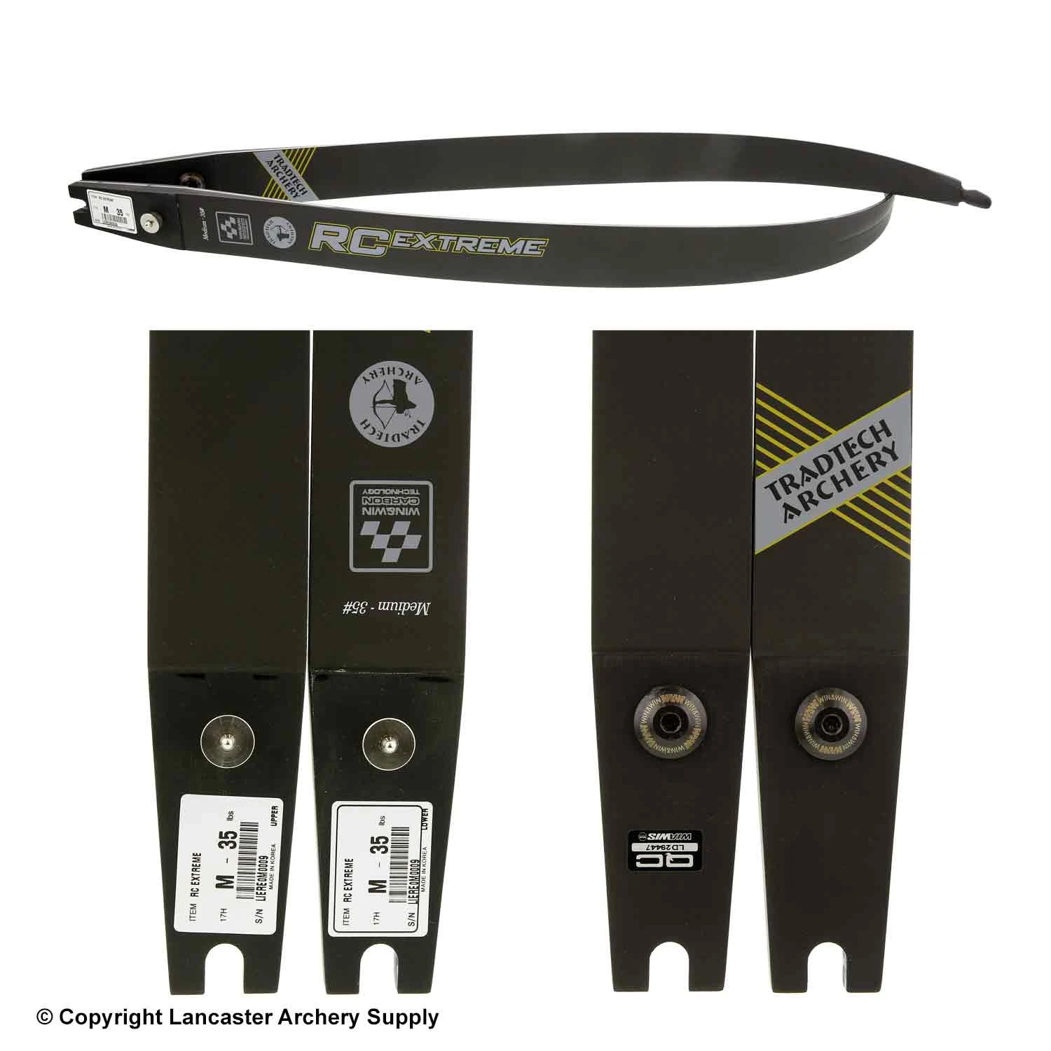 TradTech RC Extreme Carbon/Foam Recurve Limbs (Open Box X1031045) 4 TradTech RC Extreme Carbon/Foam Recurve Limbs (Open Box X1031045) - Image 2