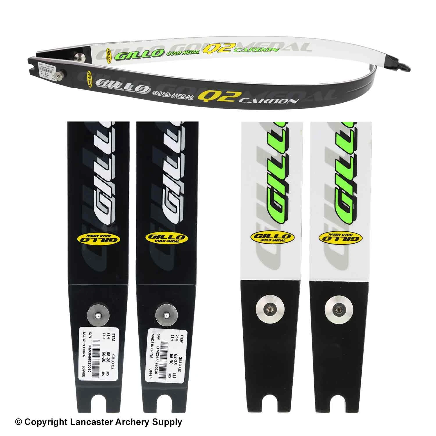 Gillo Q2 Recurve Limb (Open Box X1032730) 4 Gillo Q2 Recurve Limb (Open Box X1032730) - Image 2