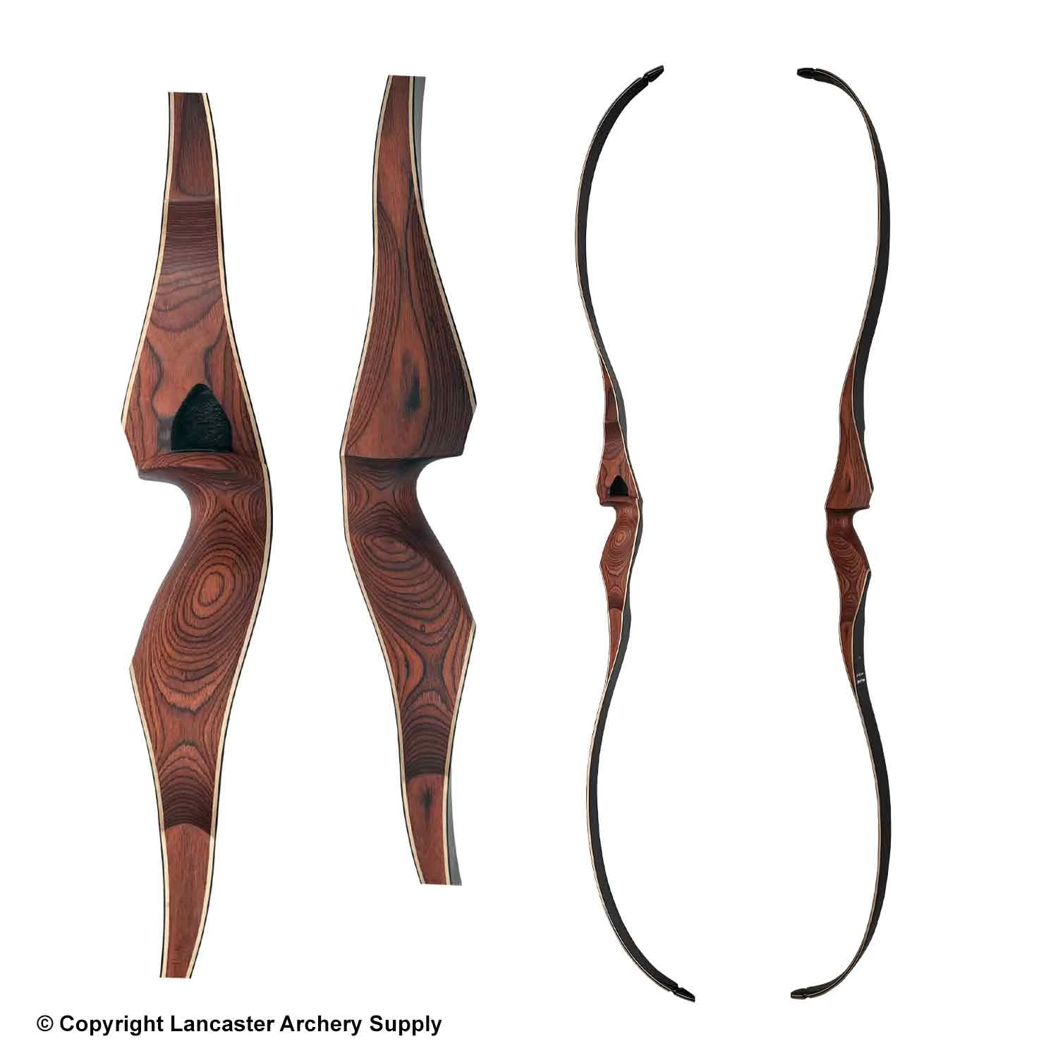 Galaxy Black Ridge 62" One-Piece Recurve Bow (Open Box X1033655) 4 Galaxy Black Ridge 62" One-Piece Recurve Bow (Open Box X1033655) - Image 2